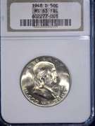 1948 D NGC MS 63 FBL 50 C