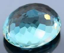 Vivid! 31.73ct blue green Hydrothermal Amethyst