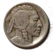 Sharp 1917 D Buffalo Nickel