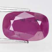 Gorgeous violet red unheated 3.32ct Ruby
