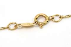 Precious Etched Locket Necklace in 14KT Yellow Gold