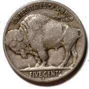 Sharp 1917 D Buffalo Nickel