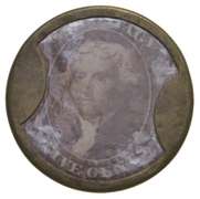 1862 George Washington Encased Postage