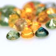 Brilliant hues! Heated only! 6.77ct Sapphire set