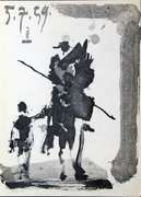 Vintage Pablo Picasso Lithograph Circa 1961