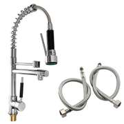 Kitchen Sink Mixer Faucet Pull Out Sprayer 360 Degrees