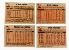 4 Topps 1983 Superstars Baseball Cards