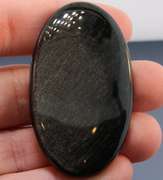Gorgeous! 84.29ct silver sheen American Obsidian