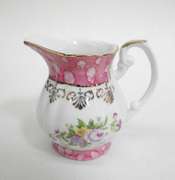 The pink Bouquet 17pcs Porcelain Tea Set