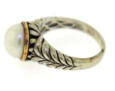 Sterling Silver Pearl Ring