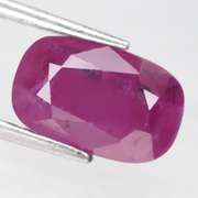 Gorgeous violet red unheated 3.32ct Ruby