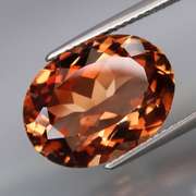 Amazing 10.92ct 16mm eye clean Imperial Topaz