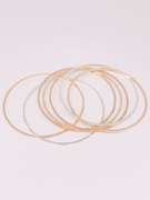 18kt Gold Plated Bangle Bracelet Set