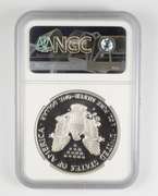 PF70 UCAM 1993-P American Silver Eagle - Graded NGC