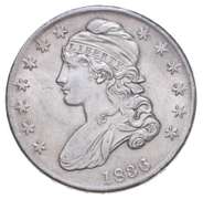 1836 Capped Bust Half Dollar - Lettered Edge