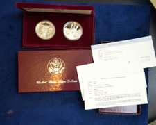 Lot OF 4 Commemorative Silver Dollar