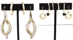 5 Pairs Sterling Silver Earrings