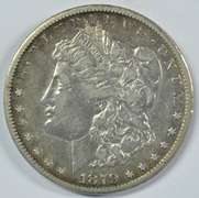 Ultra rare key date 1879-CC Morgan Silver Dollar in XF