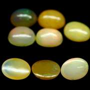 Unheated! 9.86ct multi-color Ethiopian opal set