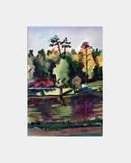 Fantastic Nikolay Basov Original Watercolor