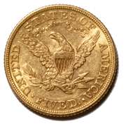 1882 Near Uncirculated $ 5 Liberty Gold Half Eagle