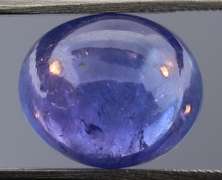Substantial 7.92 carat blue violet Tanzanite cabochon