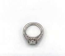 14KT White Gold Near Colorless Diamond Engagement Ring