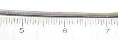 Simple 14kt White Gold Omega Bracelet