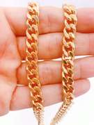 18kt Gold Plated Miami Cuban Link Chain Necklace