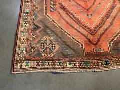UNIQUE PERSIAN SHIRAZ RUG 5.3x8.8