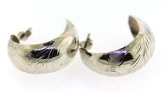 Vintage Sterling Silver Signed Earrings