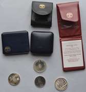 4 Israel Silver Comm Coins