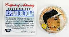 Cal Ripken, Jr 2001 .999 Silver Eagle Colorized Coin
