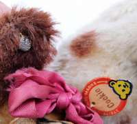 Vintage Steiff Cockie Mohair Dog, US Zone Germany