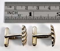 Tiffany Cufflinks in Silver & 18k