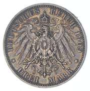 1909 Kingdom Of Prussia 3 Mark - German State