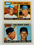 2 Topps 1965 Rookie Stars Baseball Cards