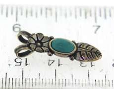 Lot of 4 Sterling Silver Turquoise Pendants