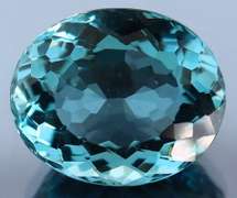 Vivid! 31.73ct blue green Hydrothermal Amethyst