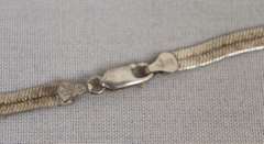 Italian Sterling Silver Snake Necklace