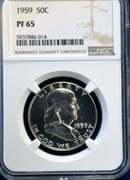 1959 50 C NGC PF 65