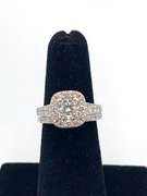 14KT White Gold Near Colorless Diamond Engagement Ring