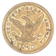 1893 $2.50 Liberty Head Gold Quarter Eagle