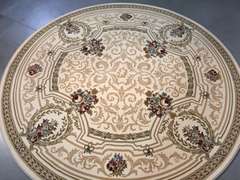 STUNNING PREMIUM  FRENCH AUBUSSON ROUND 8x8