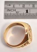 Bold 14k Masonic Ring