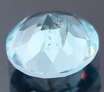 Vibrant and large 3.85ct Topaz solitaire