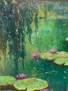 Monet Inspired Pond Painting