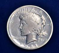 1921 Peace Dollar Circulated