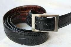 Fine Quality Reversable Leather Belt, Made In Italy