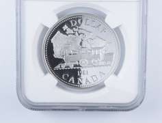 PF70 UCAM 1981 Canada $1 Silver - Trans-Canada Railway - Graded NGC